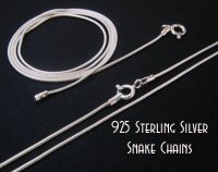 Sterling Silver Snake Chain 80cm x 1.0mm