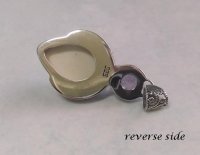 Sterling Silver Goddess Pendant with Amethyst Gemstones